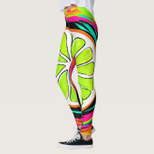 Limoen Slice Pop Art Leggings (Links)