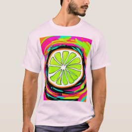 Limoen Slice Pop Art T-shirt