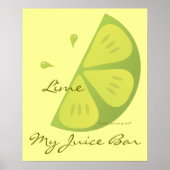 Limoen Slice Poster (Voorkant)