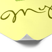 Limoen Slice Poster (Hoek)