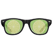 Limoen Slice Retro Zonnebril (Voorkant)