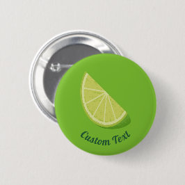 Limoen Slice Ronde Button 5,7 Cm