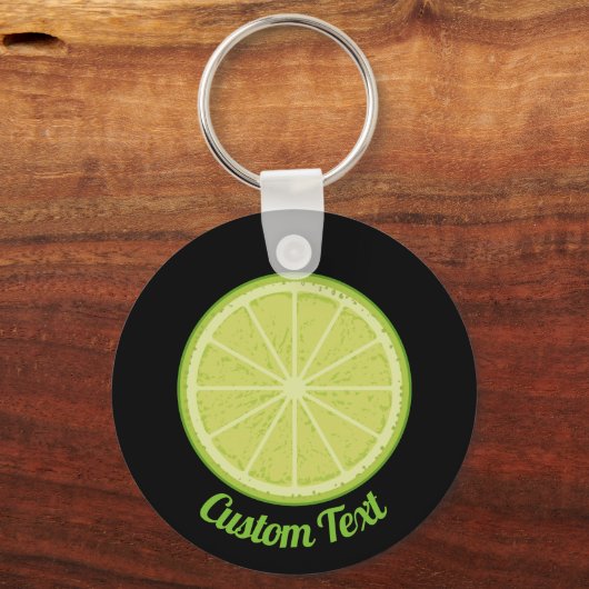 Limoen Slice-Sleutelhanger Sleutelhanger (Voorkant)