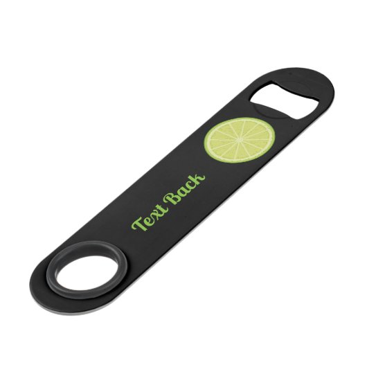 Limoen Slice Speed Flessenopener (Achterkant Gekanteld)