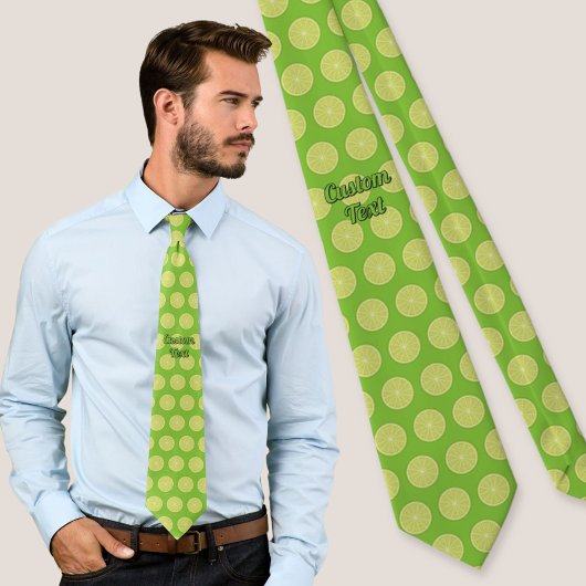 Limoen Slice Stropdas