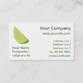 Limoen Slice Visitekaartje (Voorkant)