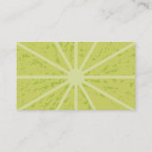 Limoen Slice Visitekaartje (Achterkant)