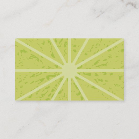 Limoen Slice Visitekaartje (Achterkant)