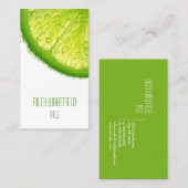 Limoen Slice-Visitekaartje, vers Visitekaartje (Voorkant / Achterkant)