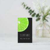 Limoen Slice-Visitekaartje Visitekaartje (Staand voorkant)