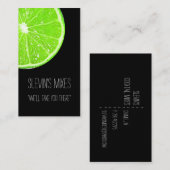 Limoen Slice-Visitekaartje Visitekaartje (Voorkant / Achterkant)