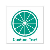 Limoen Slice Zelfinktende Stempel (Design)