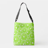 Limoen snijdpatroon crossbody tas (Achterkant)
