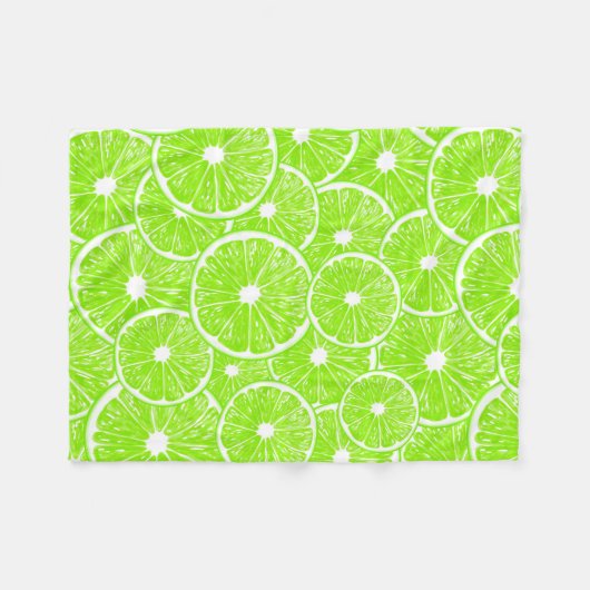 Limoen snijdpatroon fleece deken (Voorkant (Horizontaal))