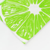 Limoen snijdpatroon fleece deken (Hoek)