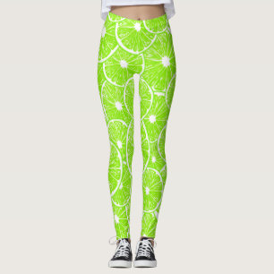 Limoen snijdpatroon leggings