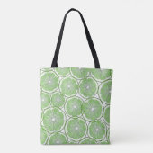 limoen snijdt canvas tas (Achterkant)