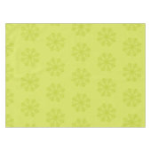 Limoen Snowflakes op Limoen kerstcadeau Tafelkleed (Voorkant (Horizontaal))