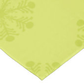 Limoen Snowflakes op Limoen kerstcadeau Tafelkleed (Gekanteld)