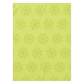 Limoen Snowflakes op Limoen kerstcadeau Tafelkleed (Voorkant)