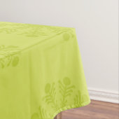 Limoen Snowflakes op Limoen kerstcadeau Tafelkleed (Voorbeeld)