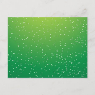 Limoen Soda met Tiny Bubbles Background Art Briefkaart