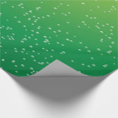 Limoen Soda met Tiny Bubbles Background Art Cadeaupapier (Hoek)