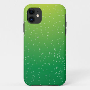 Limoen Soda met Tiny Bubbles Background Art iPhone 11 Hoesje
