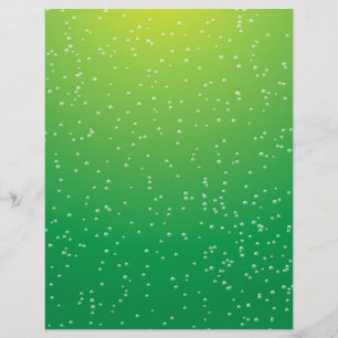 Limoen Soda met Tiny Bubbles Background Art Flyer