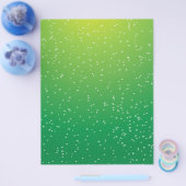 Limoen Soda met Tiny Bubbles Background Art Flyer (Enkel)