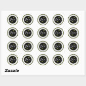 Limoen Spider Web Halloween Favor Stickers (Vel)