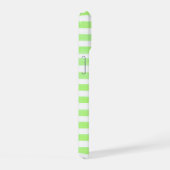 Limoen-streep monogram iPhone 15 case (Rechterkant)