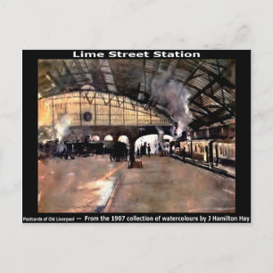 Limoen Street Station, Liverpool. Briefkaart