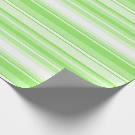 Limoen strepen cadeaupapier (Hoek)