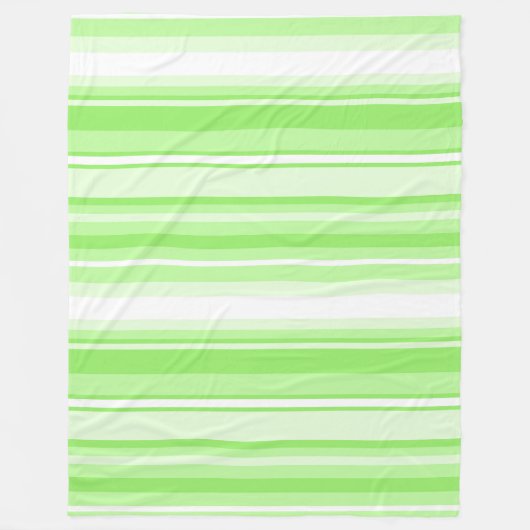 Limoen strepen fleece deken (Voorkant)