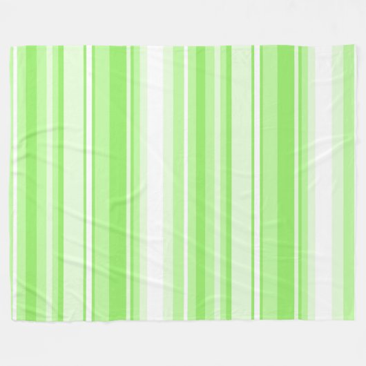 Limoen strepen fleece deken (Voorkant (Horizontaal))