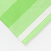 Limoen strepen fleece deken (Hoek)