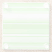 Limoen strepen glazen onderzetter (Achterkant)