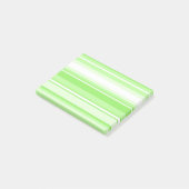 Limoen strepen post-it® notes (Schuin)