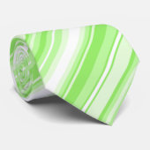 Limoen strepen stropdas (Opgerold)
