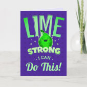 Limoen Strong, ik kan dit! - Limoen Pun Kaart (Voorkant)