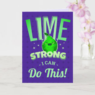 Limoen Strong, ik kan dit! - Limoen Pun Kaart