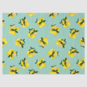 Limoen Teal Tissuepapier (Voorkant)