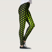 Limoen Techno Dot Pattern Leggings (Rechts)