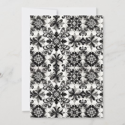 Limoen Tegel bruidsdouche uitnodiging (Achterkant)