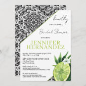 Limoen Tegel Vrijgezellenfeest Kaart (Voorkant / Achterkant)