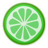 Limoen tijd keramische knop (Voorkant)