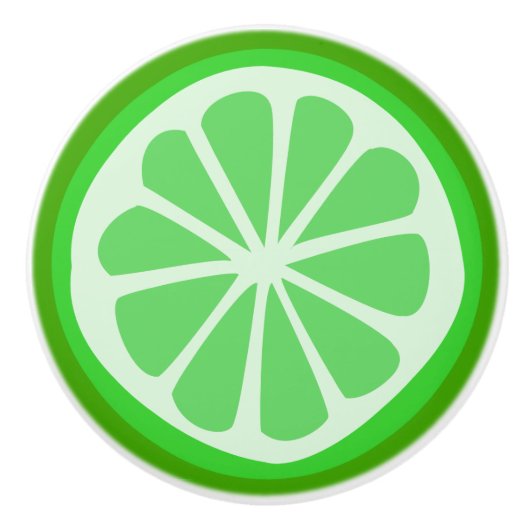 Limoen tijd keramische knop (Voorkant)