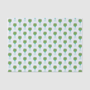 Limoen Topiary Green Wrapping Paper Tissuepapier