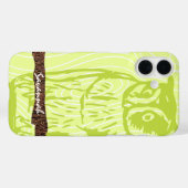 Limoen Uil Hout Graanpatroon Kies uw kleur Case-Mate iPhone Case (Achterkant (horizontaal))